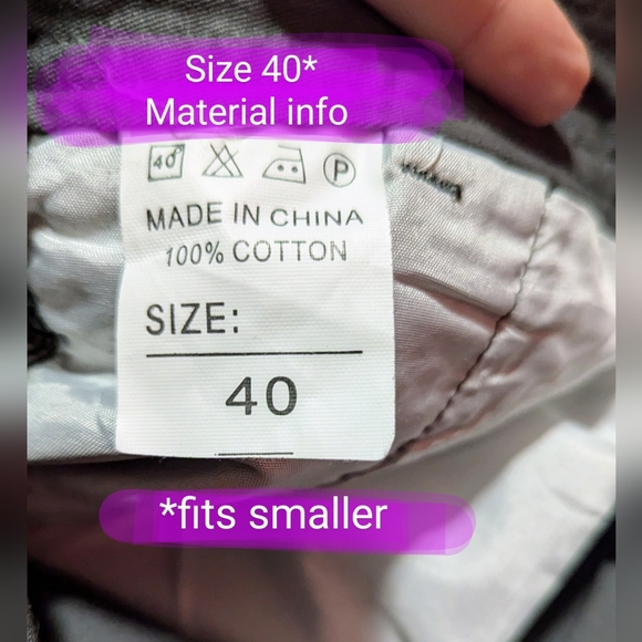 Linvich size 40* BNWOT, men's grey cargo shorts, lots of pockets - Picture 2 of 13